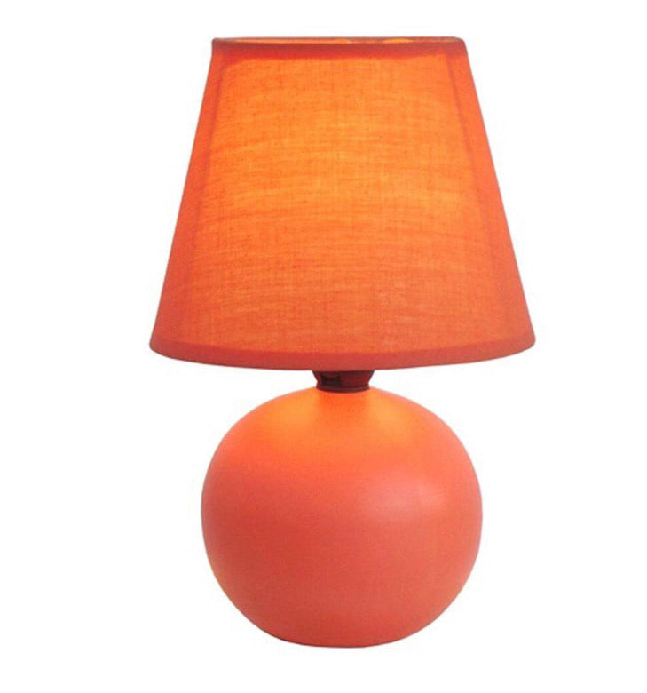 Orange Mini Ceramic- Lamp