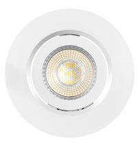 Load image into Gallery viewer, Globe Electric 3 in. 3000K White New Construction and Remodel Integrated LED Recessed Lighting Kit (4-Pack)