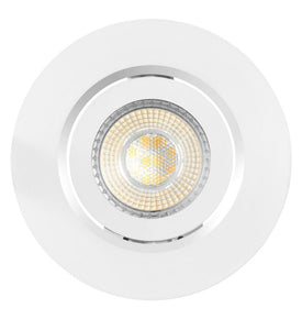 Globe Electric 3 in. 3000K White New Construction and Remodel Integrated LED Recessed Lighting Kit (4-Pack)